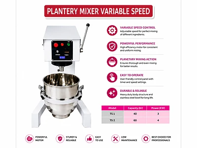 Image of Planetary Mixer Variable Speed - 2